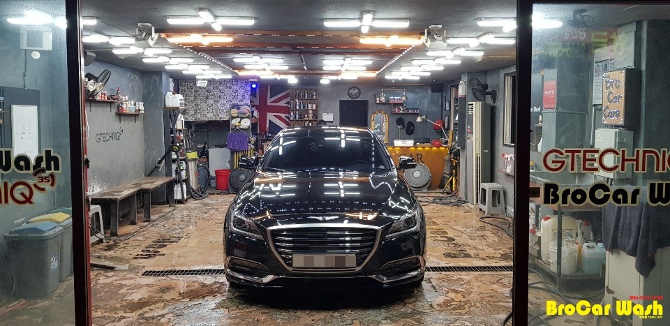 강서구 마곡 제네시스 G80 판금 도색 (사고 수리) / 서울 강서