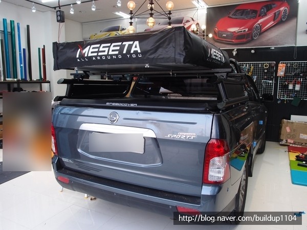 [메세타 루프탑텐트] 코란도스포츠 메세타 루프탑텐트, 아이언빌드 롤바 조합 / 전남 순천