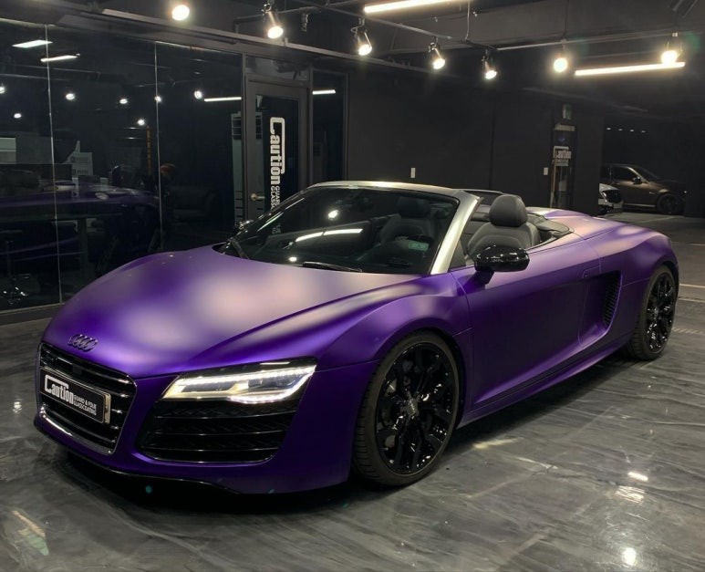 무광 퍼플 래핑 KPMF  MATT  ICE AMETHYST TITANIUM _아우디 R8 /    제네시스 G70 / 과천시 주암동