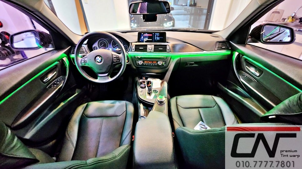 BMW F30 320d 대전엠비언트 시공으로 화려한 실내 만들기 / 대전 서구
