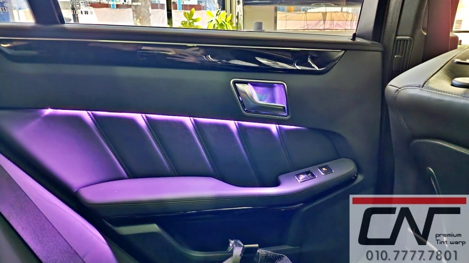 W212 E63amg 화사하고 감성돋는 실내 대전 RGB엠비언트 시공기