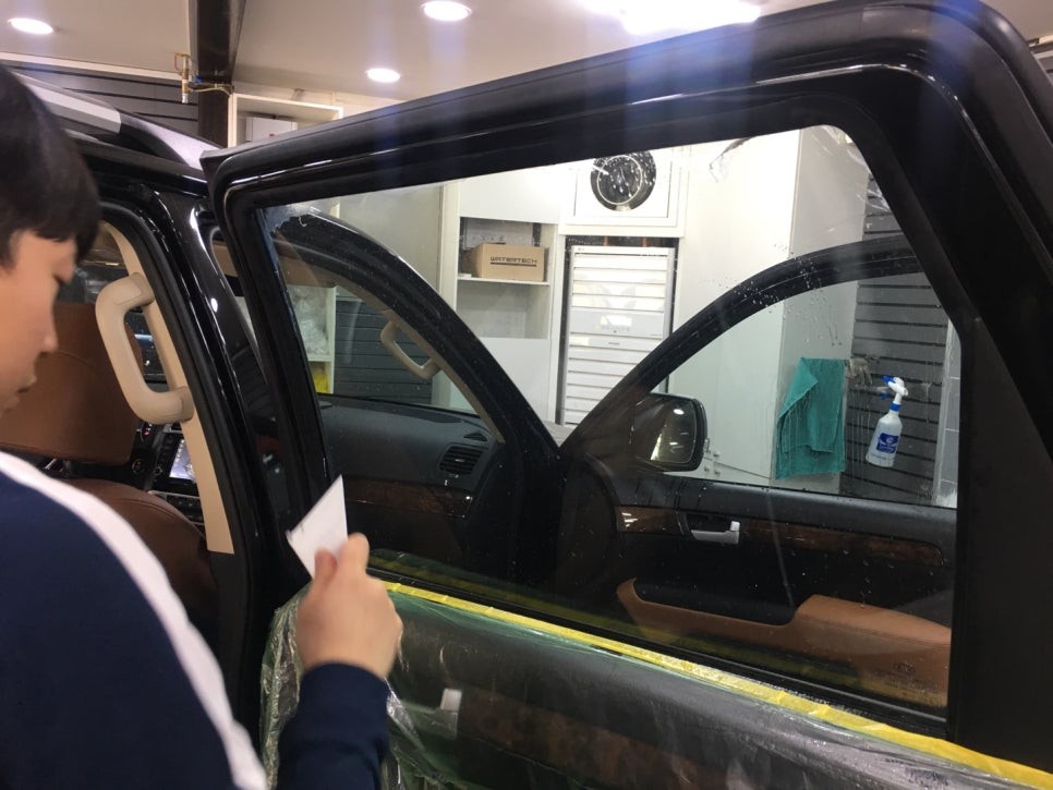 모하비 자동차썬팅 재시공기/ 뜨거운 여름을 대비해 최고좋은 썬팅필름지로 재시공하다.3M CR크리스탈라인+CT 모하비와 만났다! / 영등포구 문래동
