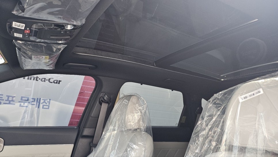 쏘렌토 반사필름 어둡게 썬팅하기-레인보우VS200 전면23% 측후면5% 파노라마썬루프5% / 영등포구 문래동