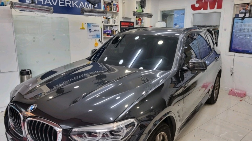 서울 / BMW  X3  레이노팬텀2 F95  27% 시공사진 입니다. / 서울 서초구 / 강남.송파.서초.동작.강동