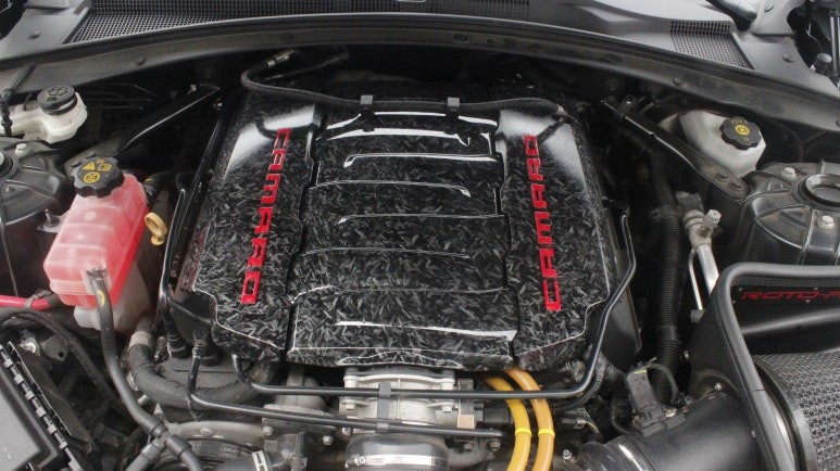 카마로 엔진룸 커버 수전사, 커스텀 도색 작업 / 경기 광주