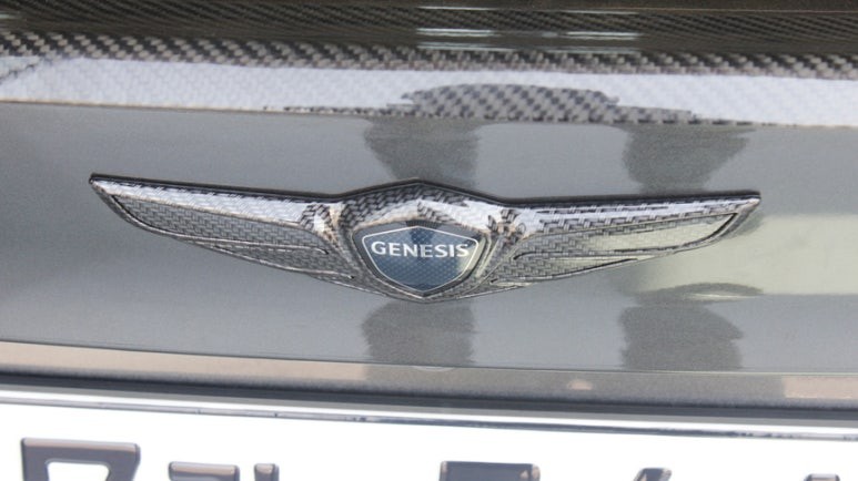제네시스 G70 그릴, 외 캐치, 콧수염 라인, 엠블럼 카본 수전사 작업 / 경기 광주