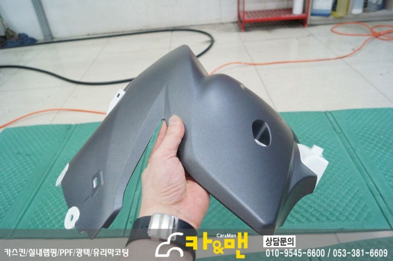 대구 바이크 랩핑(혼다 ctx 700/차콜 무광 메탈릭)시공/ 카앤맨 / 대구 북구 검단동