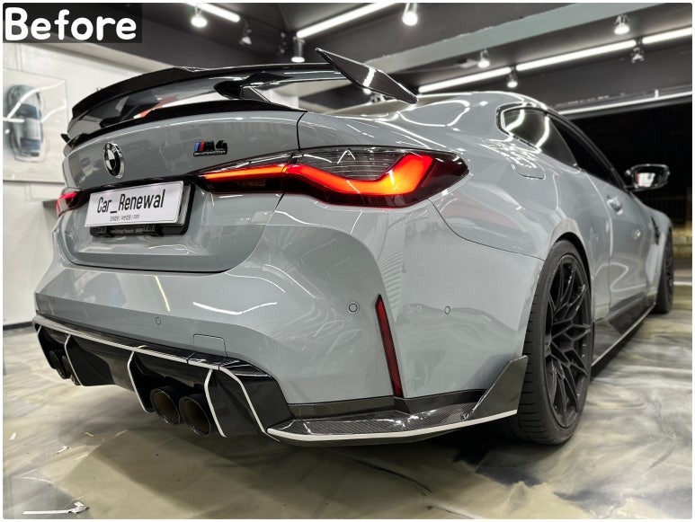 BMW 신형 M4 전체랩핑 / G82 사틴블랙 랩핑 / 영등포랩핑