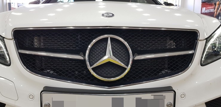 [분당 벤츠 전문점] 벤츠 E클래스 C207 E400 쿠페 국산 12.3인치 (1920 * 720) 고해상도 모니터교체 고화질 M2C200A PLUS 셋탑 네비게이션