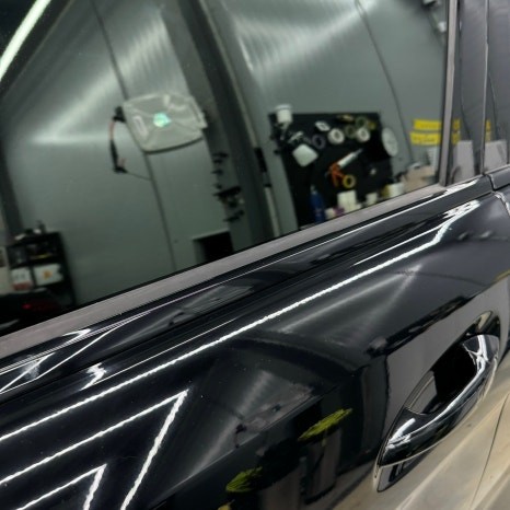 일산벤츠GLE63 AMG 고광택블랙전체랩핑 시공 / 고양시 사리현동