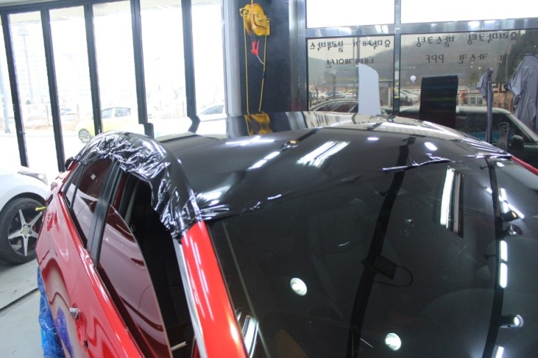 광명랩핑전문점 캐딜락 ATS 신차 전체랩핑 시공 / 경기 광명