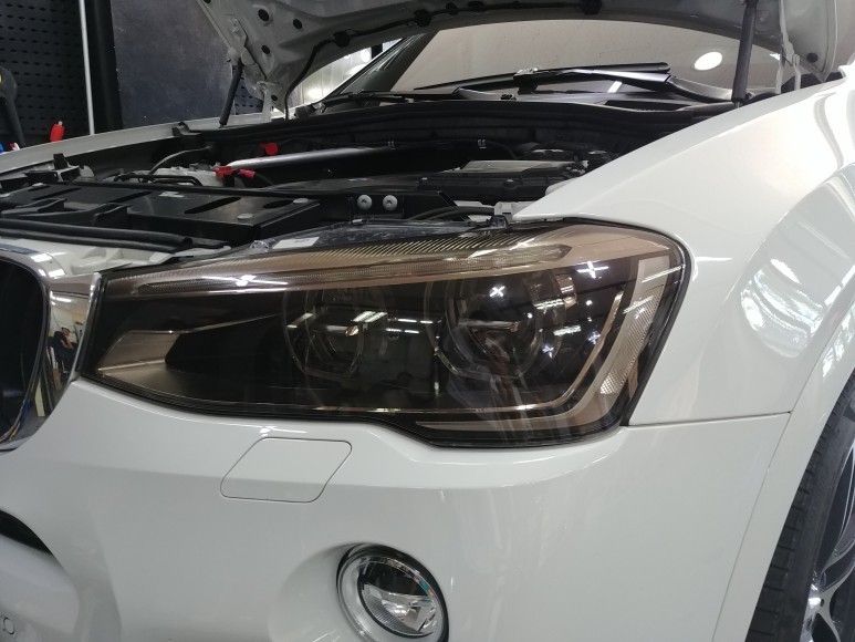 BMW X4 앞뒤 라이트필름 스모그 그레이 톤다운의 포스! / 광명, 안양, 시흥