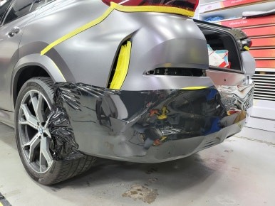 자동차 랩핑 사고처리 방법! BMW X6 / 경기 광명