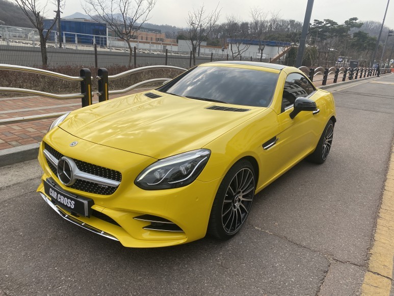 벤츠 SLC43 AMG 유광 브라이트 옐로우 전체랩핑 후기 / 광명, 안양, 시흥