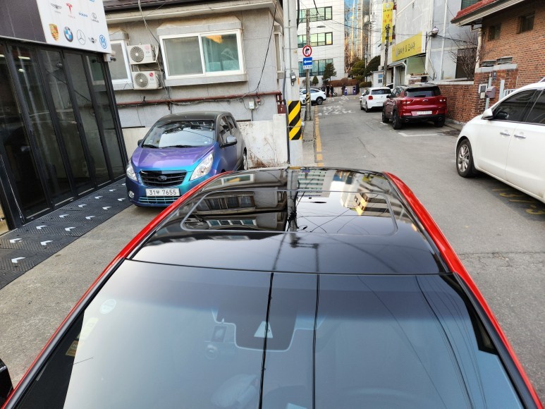 렉서스 ES300h 파이어레드 전체랩핑에 빠져 보시죠. / 광명, 안양, 시흥