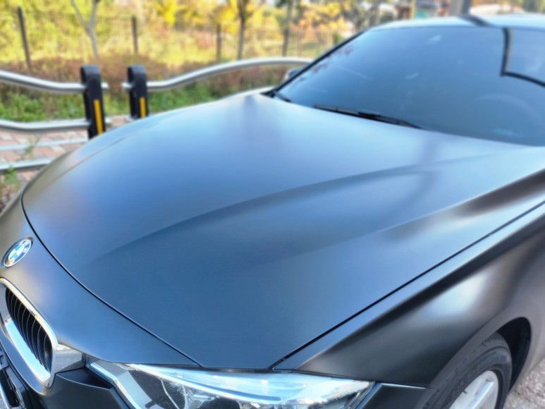 BMW 320D 사틴블랙 전체랩핑 변화의 탁월한 선택! / 광명, 안양, 시흥