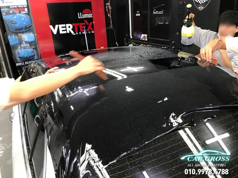 벤츠 E300 블랙 PPF 완벽한 광 유리와 같다!