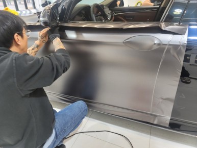 BMW F10 극강의 사틴다크레이 전체랩핑! / 광명, 안양, 시흥