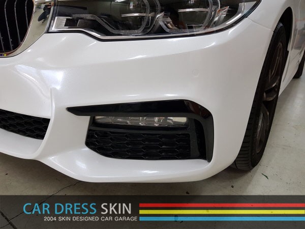 BMW G30 왕 펄의 다이아몬드 화이트 래핑 / 인천 서구