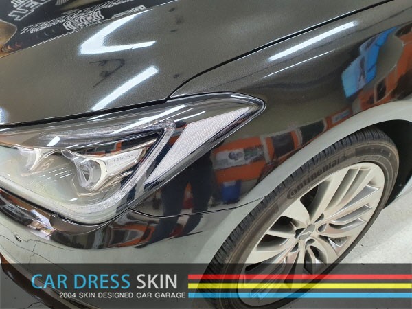 제네시스 G80 에이버리 블랙메탈릭 전체래핑 / 인천 서구