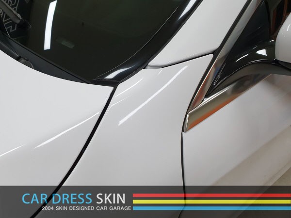 벤츠 S63AMG 순정 화이트와 가장 비슷한 컬러 래핑 / 인천 서구