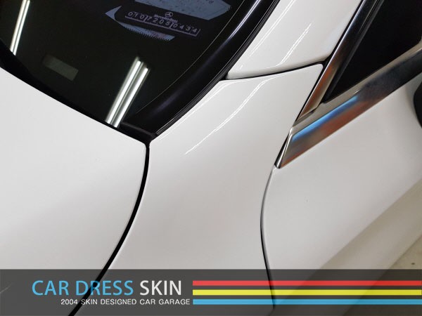 자동차랩핑 수명은? 시간이 지나 노후된 랩핑 같은 색으로 다시 랩핑하기◀