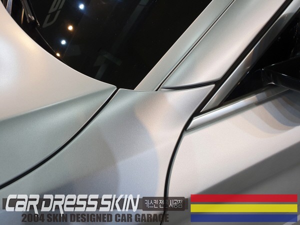 BMW G30 반무광랩핑 사틴실버 전체랩핑 / 인천 서구