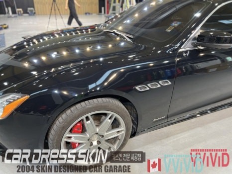 마세라티 콰트로포르테 하이그로시 블랙 고광택블랙 랩핑 / 인천 서구 가좌동