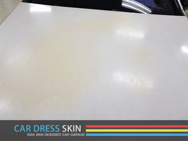 자동차랩핑 수명은? 시간이 지나 노후된 랩핑 같은 색으로 다시 랩핑하기◀