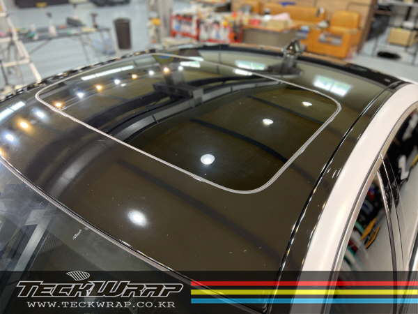 BMW F10 5시리즈 순정 화이트에서 무광화이트로 랩핑 (Feat.색상비교) / 인천 서구