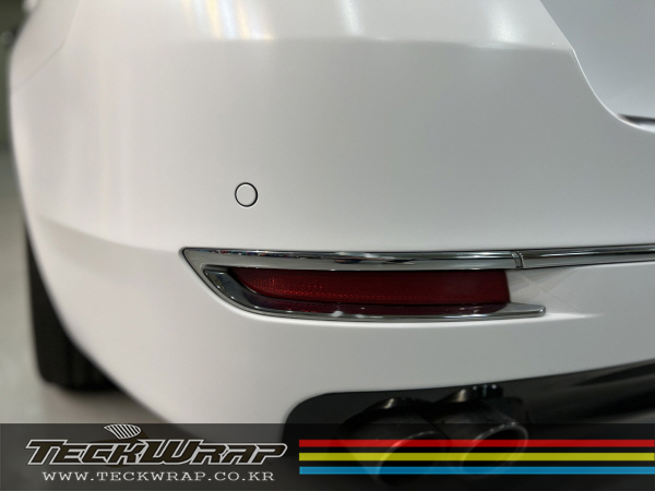 BMW F10 5시리즈 순정 화이트에서 무광화이트로 랩핑 (Feat.색상비교) / 인천 서구