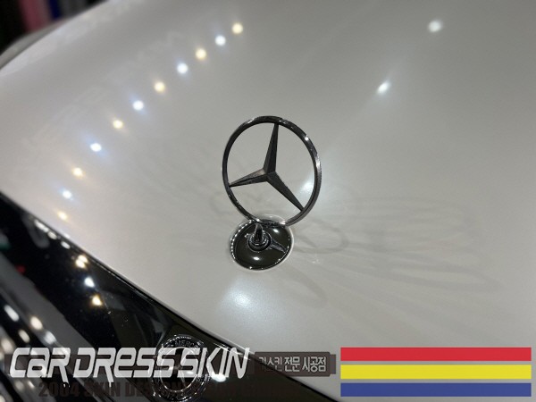 벤츠 S63AMG 실버▶진주펄(화이트펄) 전체래핑