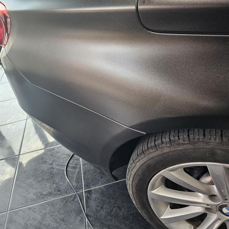 BMW 5시리즈 528i 사고 수리 랩핑 더스트 골드 대전 카드레스스킨 / 대전 중구 산성동