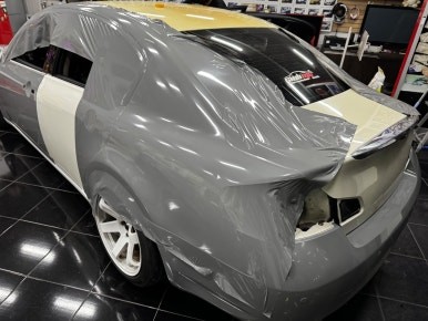 인피니티 G37S 뿌리는 랩핑 제거&전체 랩핑 재시공 [3M 애쉬 그레이] 대전 카드레스스킨 / 대전 중구