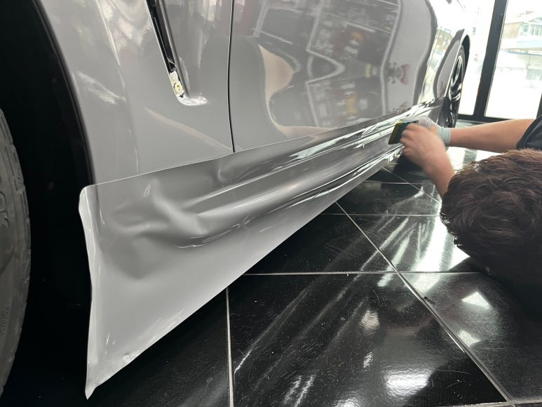 BMW 420d 쿠페 3M 애쉬그레이 전체 랩핑 / 대전 중구 산성동