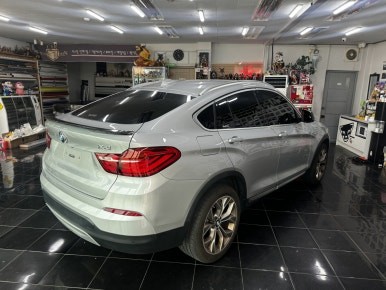 BMW F26 X4 강렬한 레드 랩핑으로 스포츠성이 짙어지다. [전체랩핑, 루프스킨, 포인트 랩핑] 대전 카드레스스킨 / 대전 중구 산성동