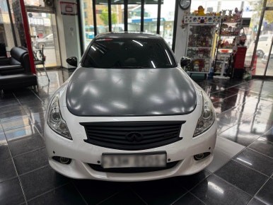 인피니티 G37S 뿌리는 랩핑 제거&전체 랩핑 재시공 [3M 애쉬 그레이] 대전 카드레스스킨 / 대전 중구