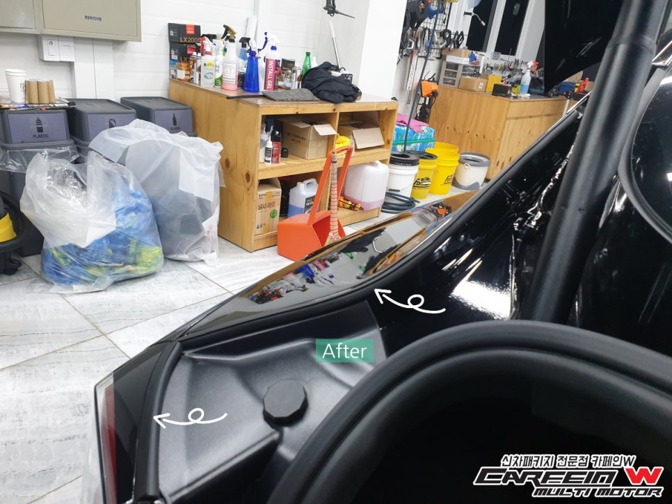 테슬라 모델3 오토트렁크, 오토프렁크, 머드플랩, 윈드킹, 휀다방음 - 부산 카페인W / 대구시 수성구