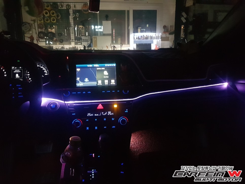 아반떼 스포츠 튜닝 / RGB 엠비언트 무드등 시공 / 대구시 수성구