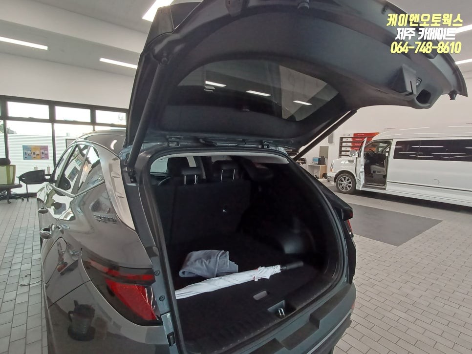 제주 투싼 순정 전동트렁크 설치 / 파워테일게이트 튜닝 / 제주시 오라삼동