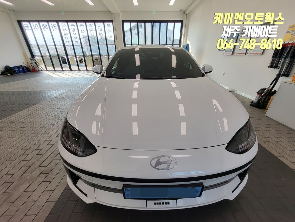 제주 현대 아이오닉6 전기차 순정 후측방 충돌 방지 보조 옵션 튜닝 / 제주시 오라삼동