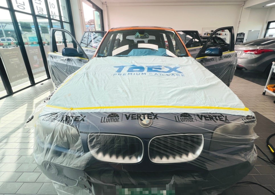 제주 / 제주 BMW X3 레이노 R1 뜨거운 여름철 차안을 시원하게 하는 썬팅 / 제주시 오라삼동