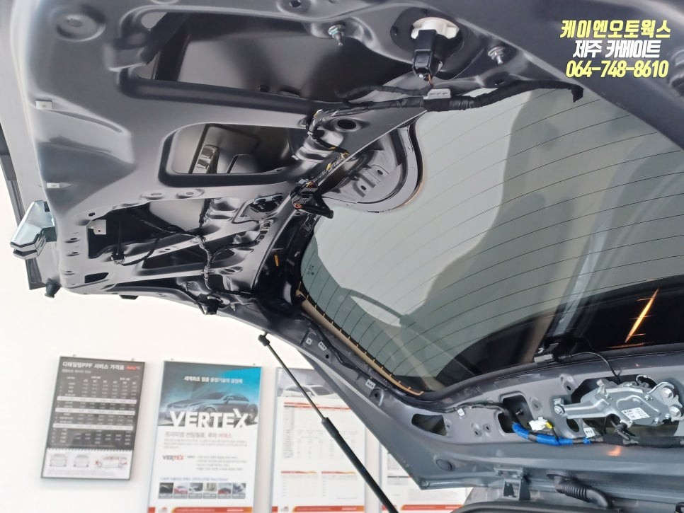 제주 투싼 순정 전동트렁크 설치 / 파워테일게이트 튜닝 / 제주시 오라삼동