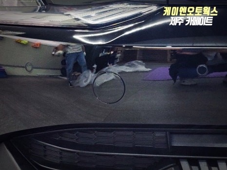 EV6 자동차 전면 주차 감지기, 모비스 순정 전방 센서 설치 작업기 / 제주시 오라삼동