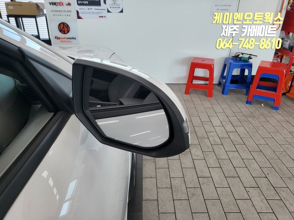 제주 현대 아이오닉6 전기차 순정 후측방 충돌 방지 보조 옵션 튜닝 / 제주시 오라삼동