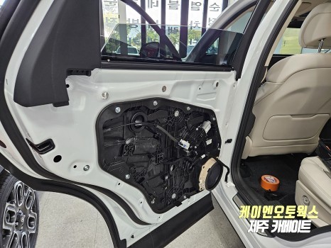 제네시스 GV80 자동차 덜 닫히는 도어 소프트 클로징 고스트 도어 모비스 순정 부품 장착 튜닝 / 제주시 오라삼동