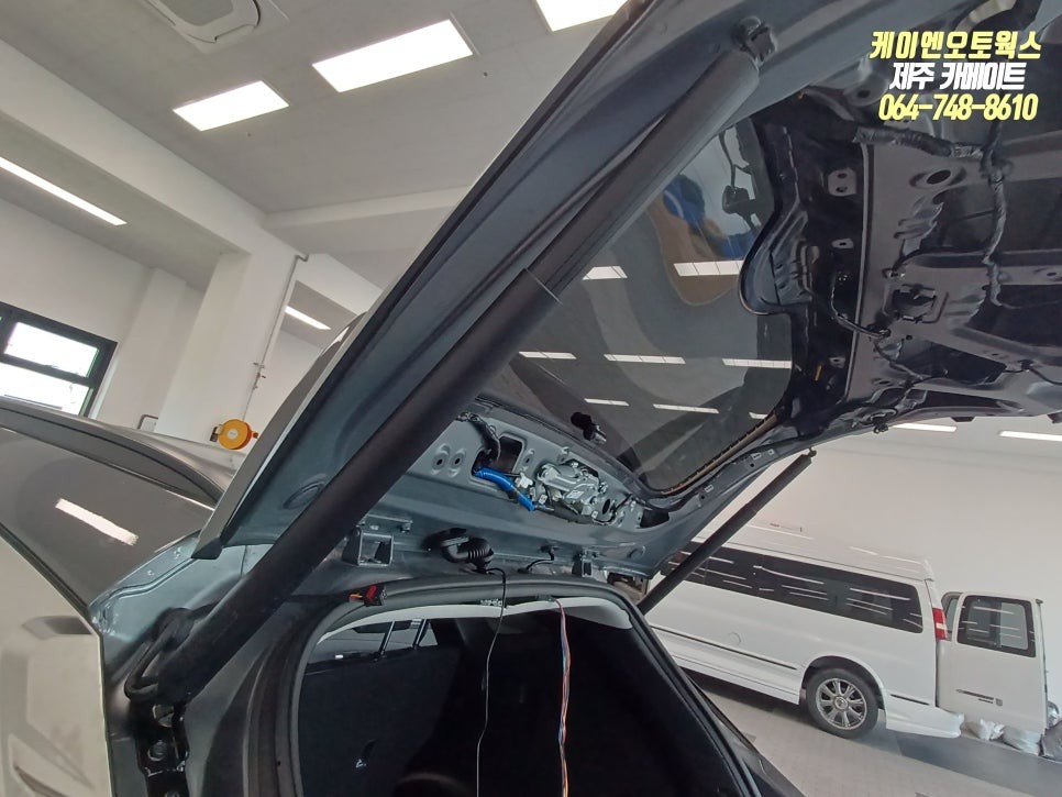 제주 투싼 순정 전동트렁크 설치 / 파워테일게이트 튜닝 / 제주시 오라삼동
