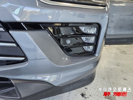 제주 뷰티풀 코란도 브레이크 감지형 전방 센서 장착 후기 / 제주시 오라삼동