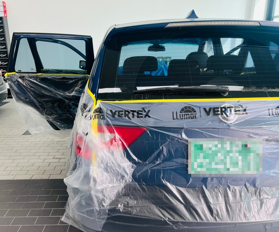 제주 BMW X3 레이노 R1 뜨거운 여름철 차안을 시원하게 하는 썬팅