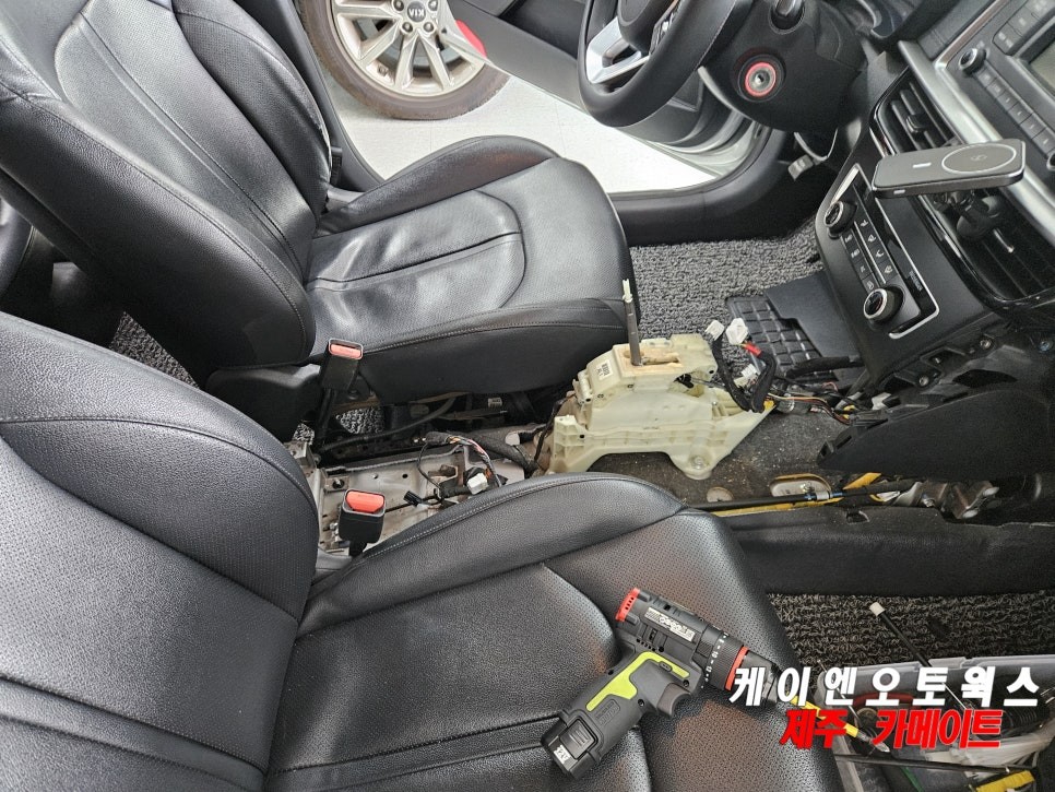 제주 K5 택시 부활 작업 / 미터기 자리 삭제, 크루즈컨트롤, 스포츠모드 활성화 튜닝 후기 / 제주시 오라삼동